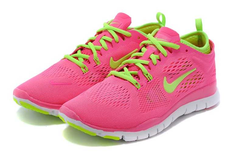 Nike Free 5.0 V2 femme de la Chine moins cher de la mode baskets rose vert discount